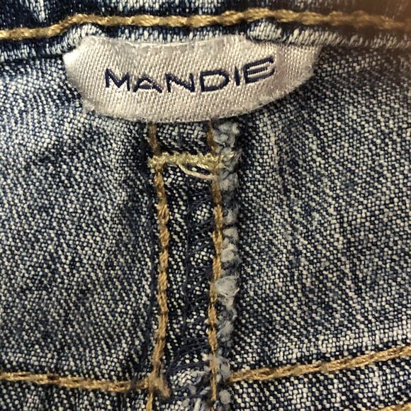 BANDOLINOBLU Mandie Jeans Womens 8 Straight Leg W30-L29 Embroidered Stretch - Picture 6 of 12